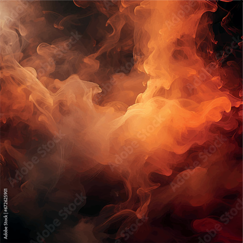 colorful smoke background, some lights Illustration