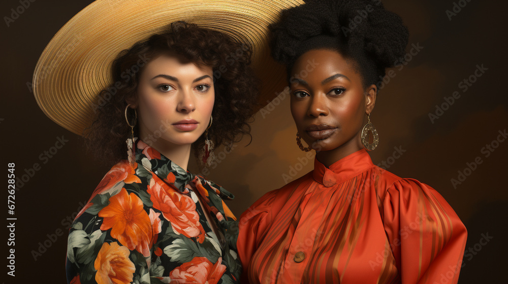 Women's Rights Portraits and symbols of Black women who played pivotal