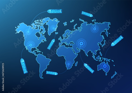 Transportation and logistics business technology Transportation of goods by ship By using technology and artificial intelligence to tell the location and help manage the transportation system.