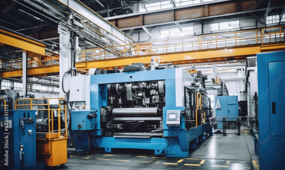 A Powerful Industrial Machine on the Factory Floor