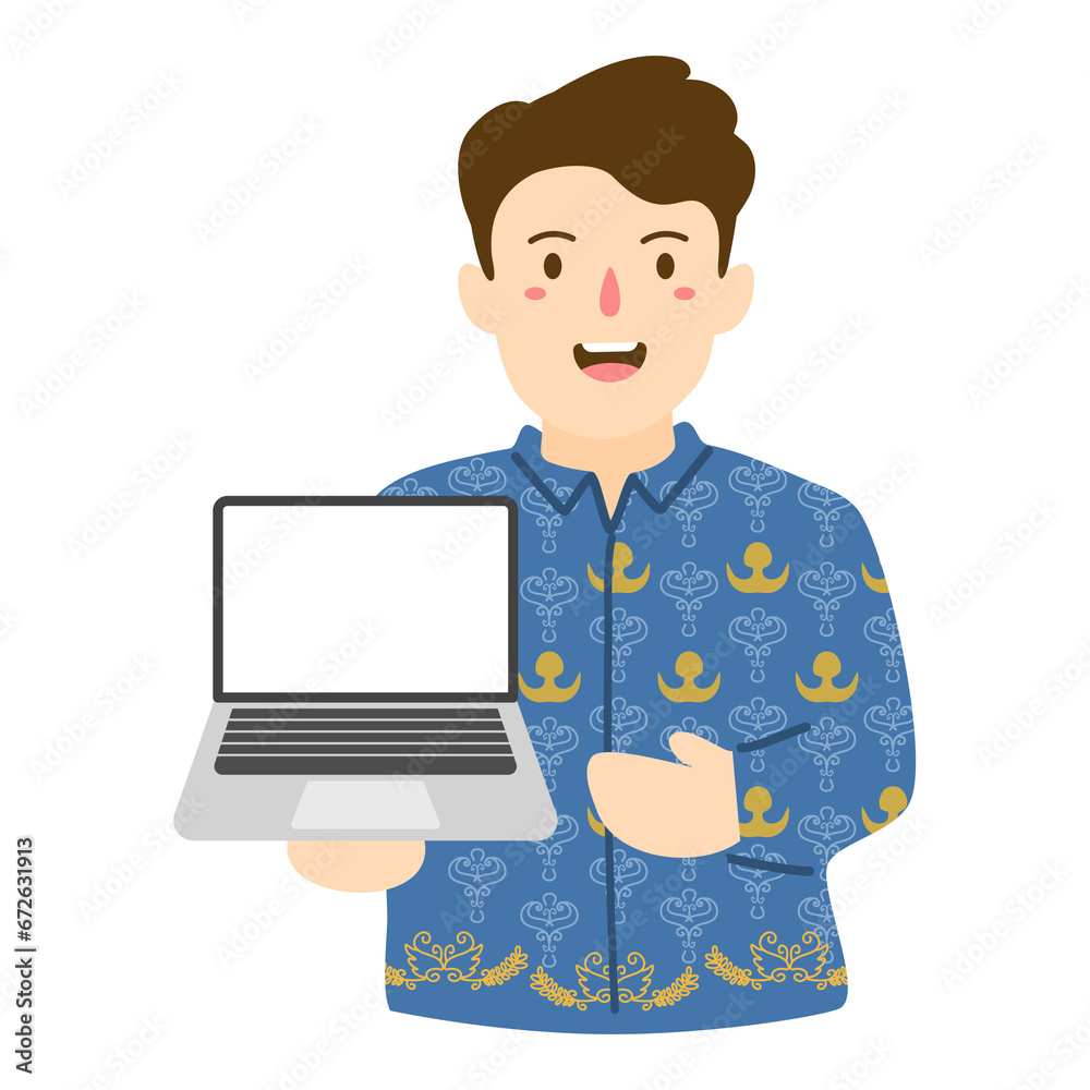 Korpri Uniform Batik Shirt Civil Servants Korpri Uniform Batik Shirt Civil Servants