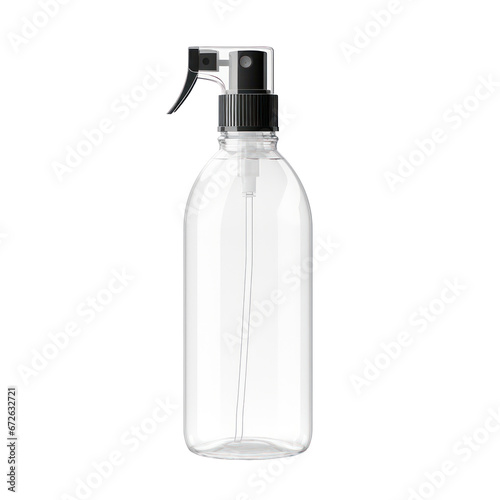 spray mist bottle mockup isolated on transparent background,transparency 