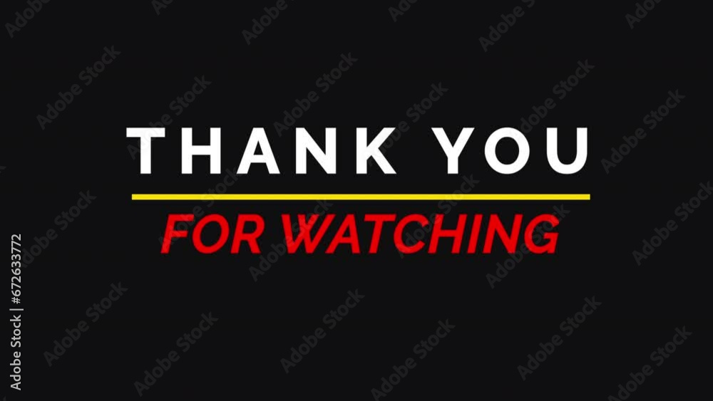 Thank you for Watching Text Animation on a White background. High-quality 4K footage. Thank you for Watching Text Animation on a White background. High-quality 4K footage.