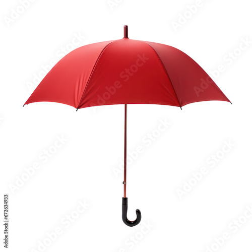 red umbrella isolated on transparent background,transparency 