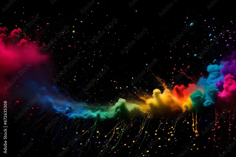 background with space and colors