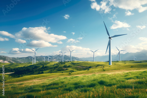 wind turbines renewable energy sources images promote the transition to clean energy solutions as a way to combat global warming.