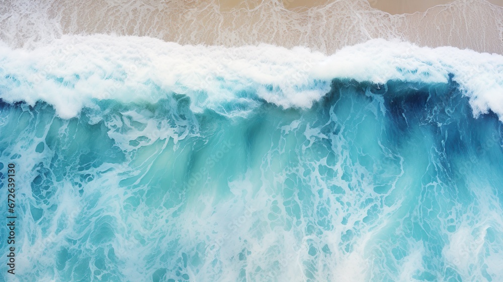 Spectacular Aerial Ocean View: Calm Blue Waters, Single Wave in Deep Sea - Drone Photo Backdrop, Ocean Water Spectacular Aerial Ocean View: Calm Blue Waters, Single Wave in Deep Sea - Drone Photo Backdrop, Ocean Water