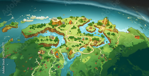 background with splashes, pastel background cartoon map location