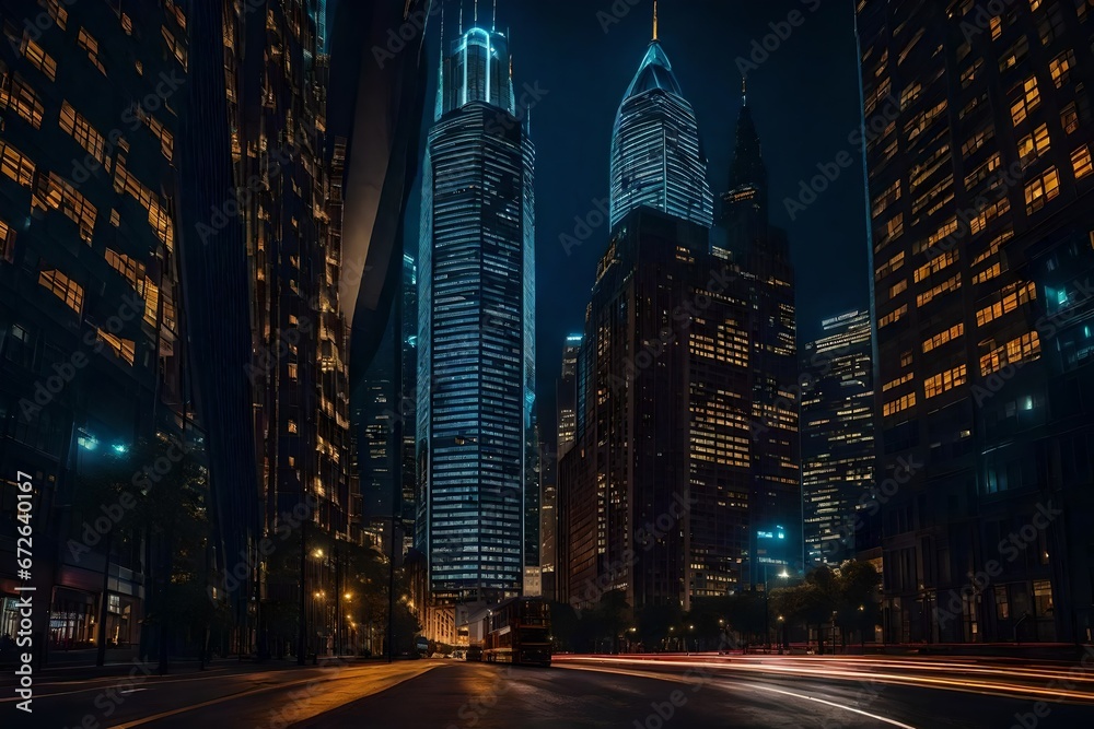 Fototapeta premium city at night