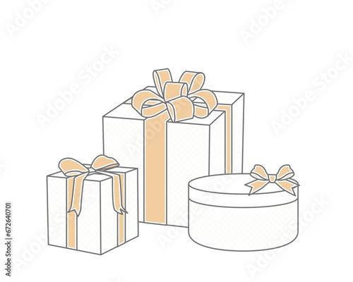 クリスマスシーズンのおしゃれなギフトボックスセット