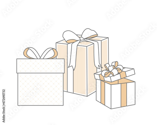 クリスマスシーズンのおしゃれなギフトボックスセット