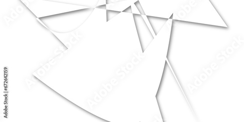 White background, Abstract paper cut style design