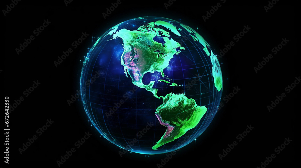Fototapeta premium Humanities Architecture Ocean Holographic Projection Landscape Photography Wallpaper