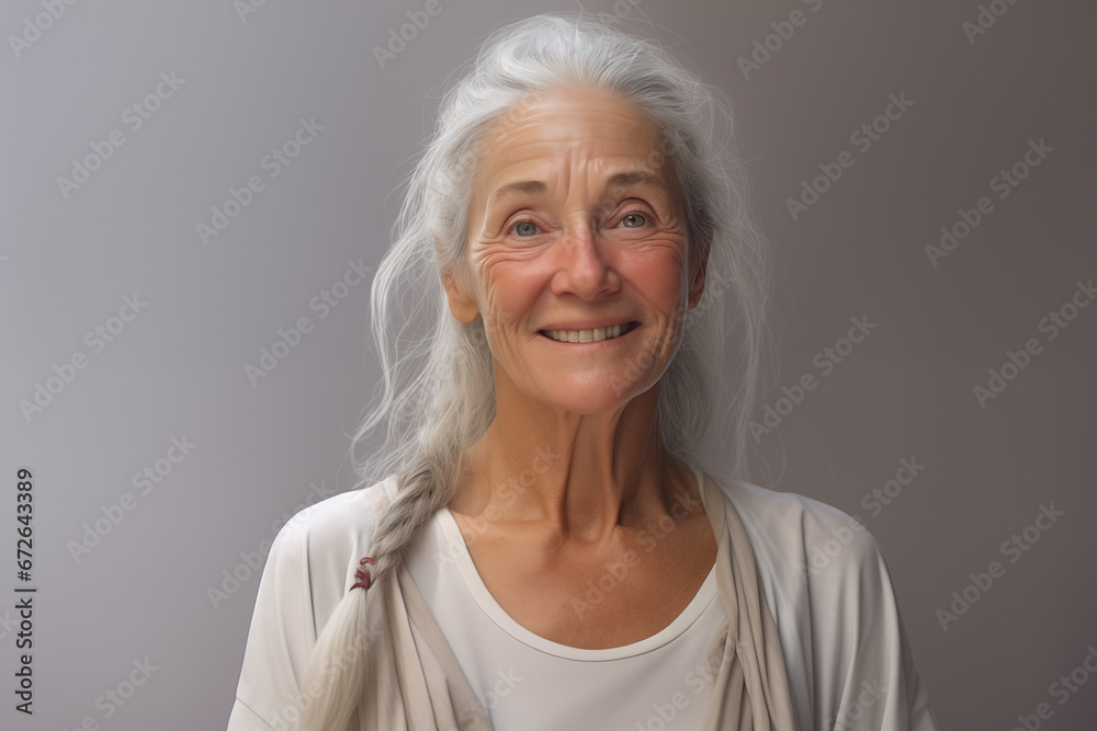 Portrait of smiling lady looking at camera