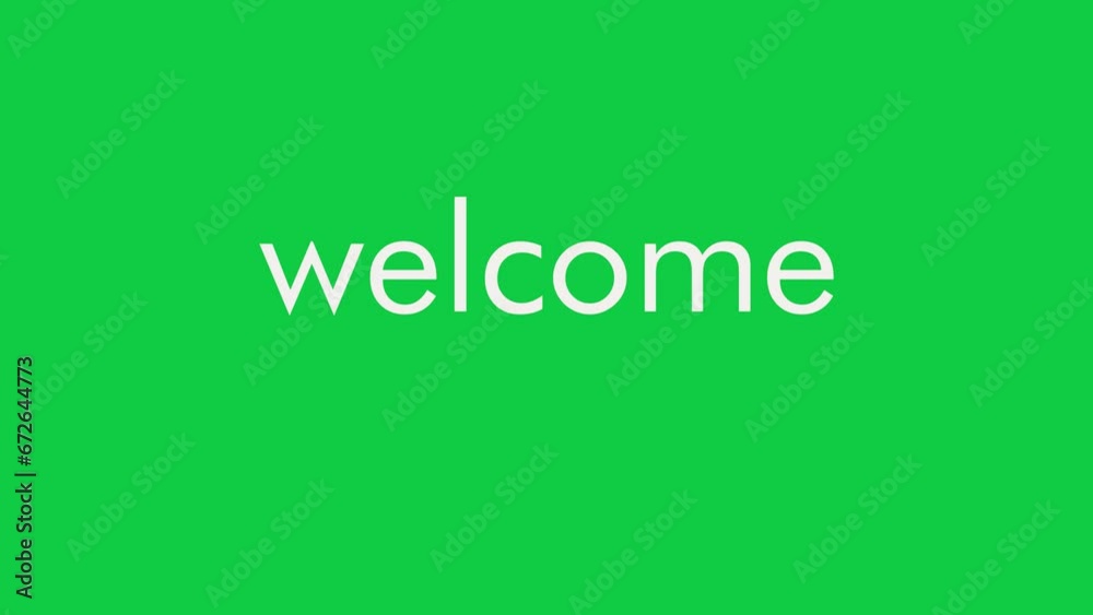 To grab the interest of the people closest to you, an animated welcome text video with a bouncing effect might be perfect for your first vlog video. To grab the interest of the people closest to you, an animated welcome text video with a bouncing effect might be perfect for your first vlog video.