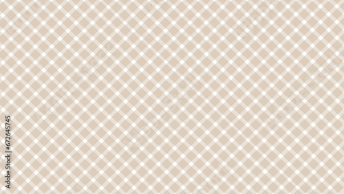 Diagonal beige checkered in the white background