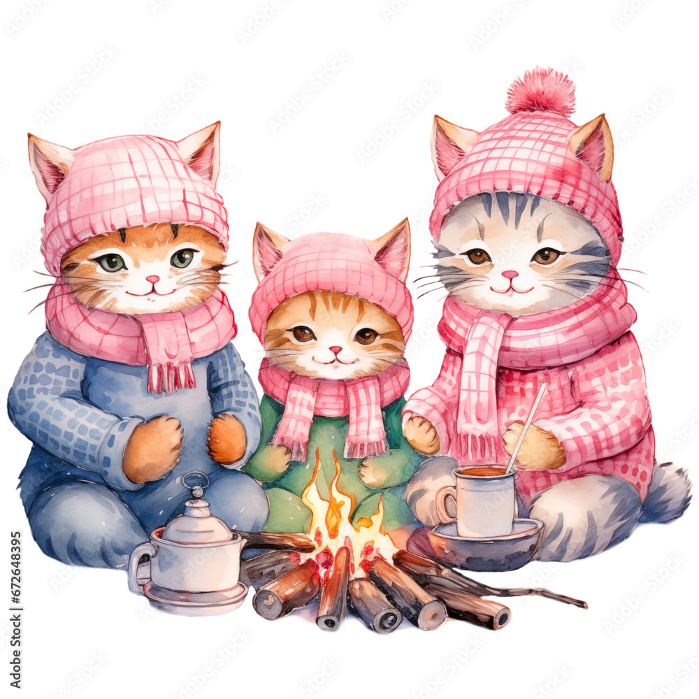 Fototapeta premium cat and mouse
