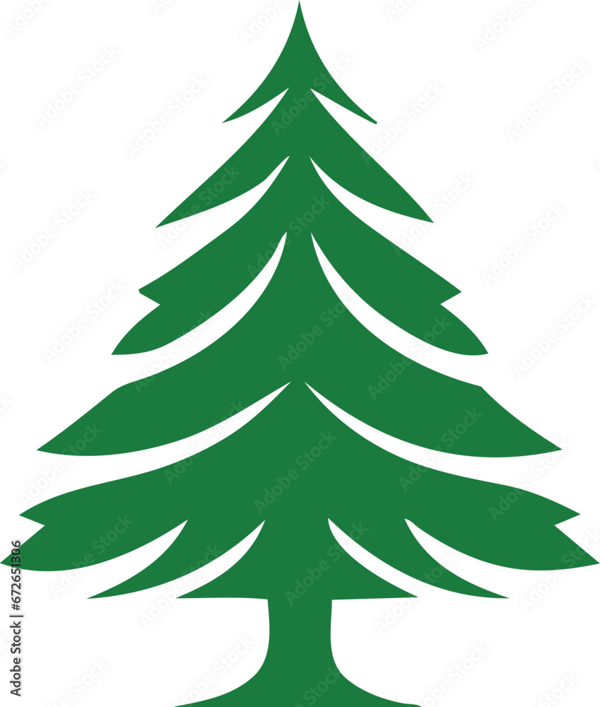 Christmas tree isolated on white Christmas tree isolated on white