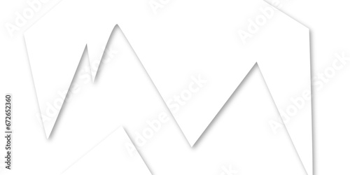 Abstract paper cut style design. abstract white background