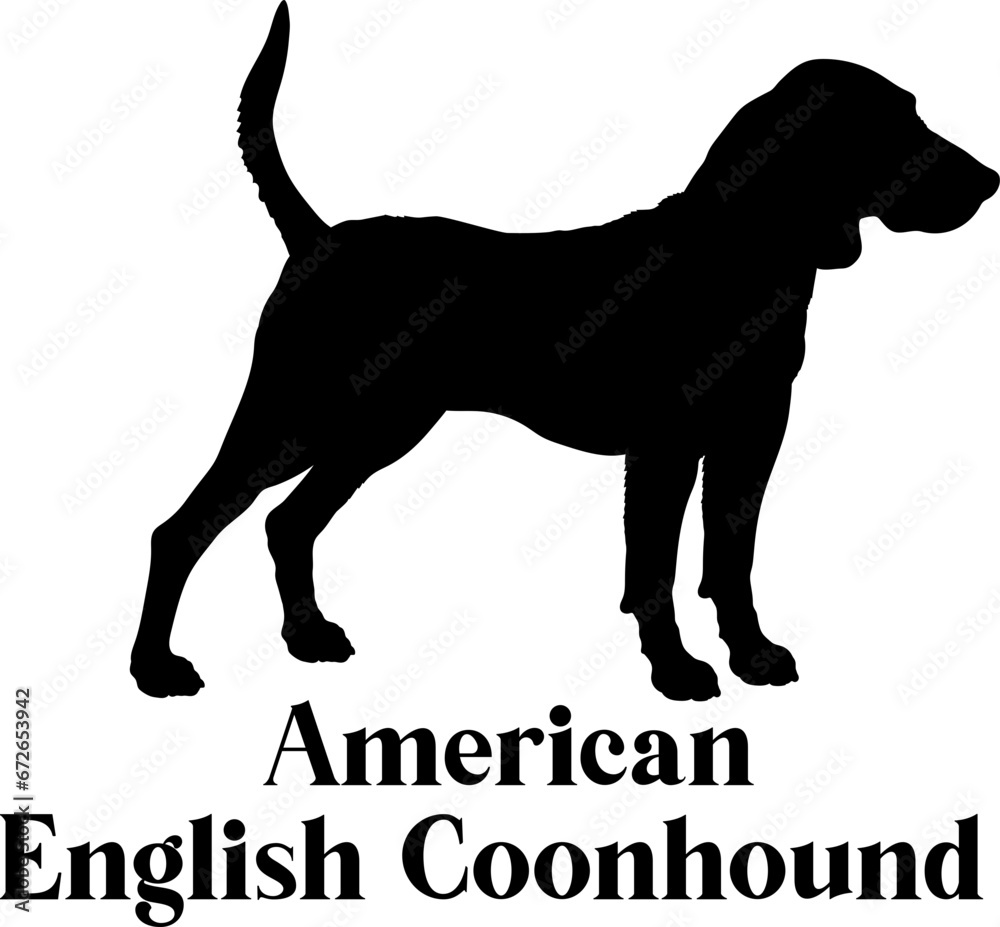American English Coonhound Dog silhouette breeds dog breeds dog monogram logo dog face vector
SVG PNG EPS
