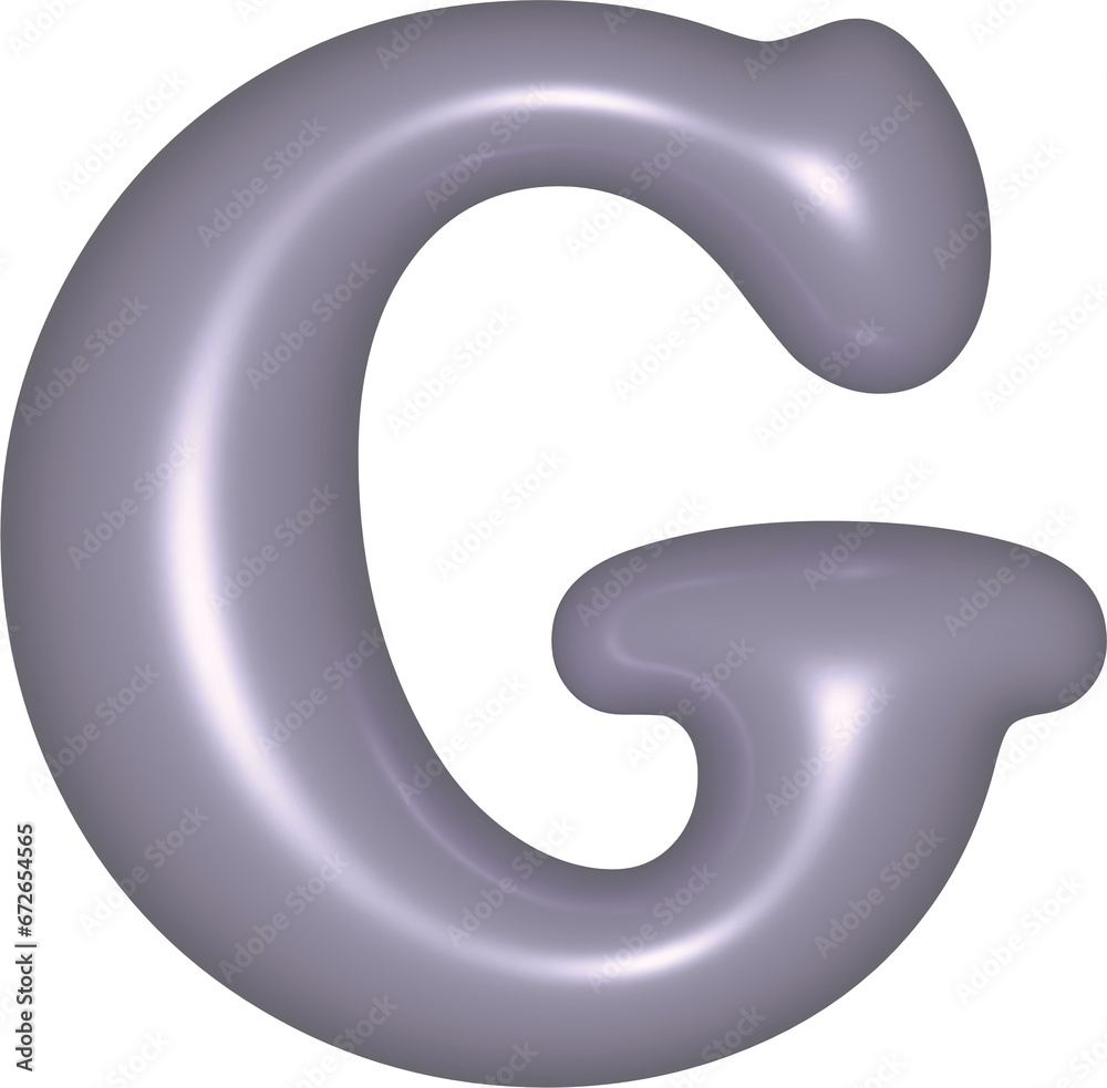 Purple letters a-z 3D Purple letters a-z 3D