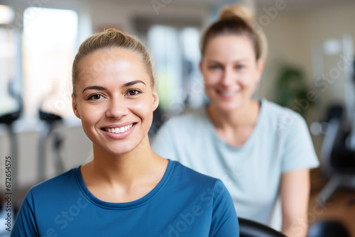 Energetic Woman With a Confident Smile at the Gym Ready for a Workout Session