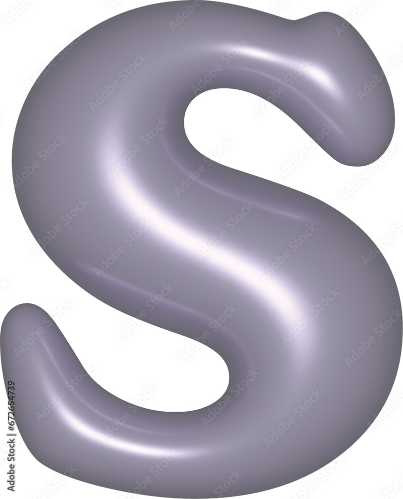 Purple letters a-z 3D Purple letters a-z 3D
