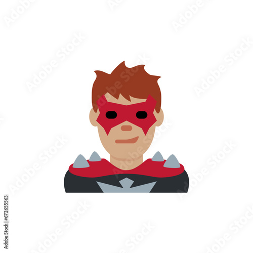 Man Supervillain Medium-Skin
