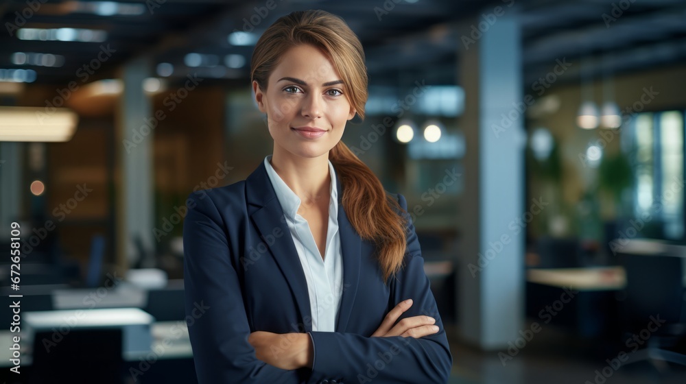 business office woman smiling. business office woman smiling.