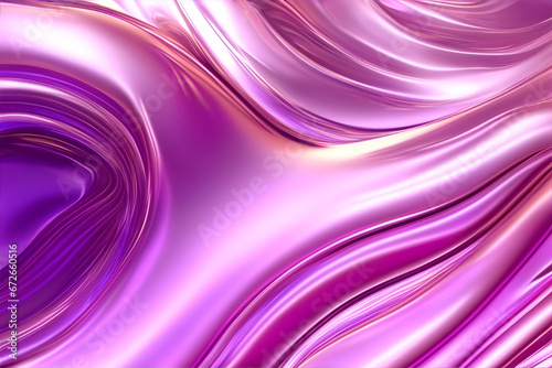 Abstract Pink Waves Background 3D. The waves are smooth and fluid. The background is versatile and can be used for a variety of purposes