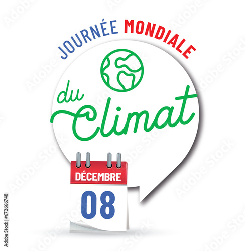 Journée mondiale du climat le 8 décembre