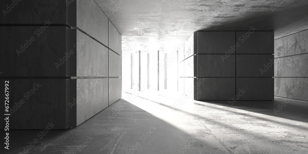 Abstract interior design concrete room. Architectural background Abstract interior design concrete room. Architectural background