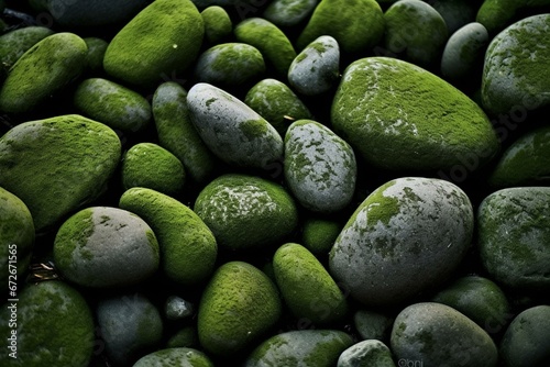 rocks that are green. Generative AI