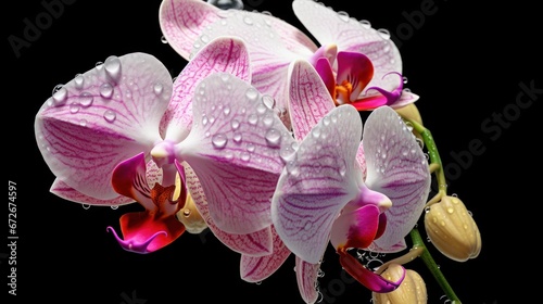Beautiful Orchids . Mother's day concept with a space for a text. Valentine day concept with a copy space.