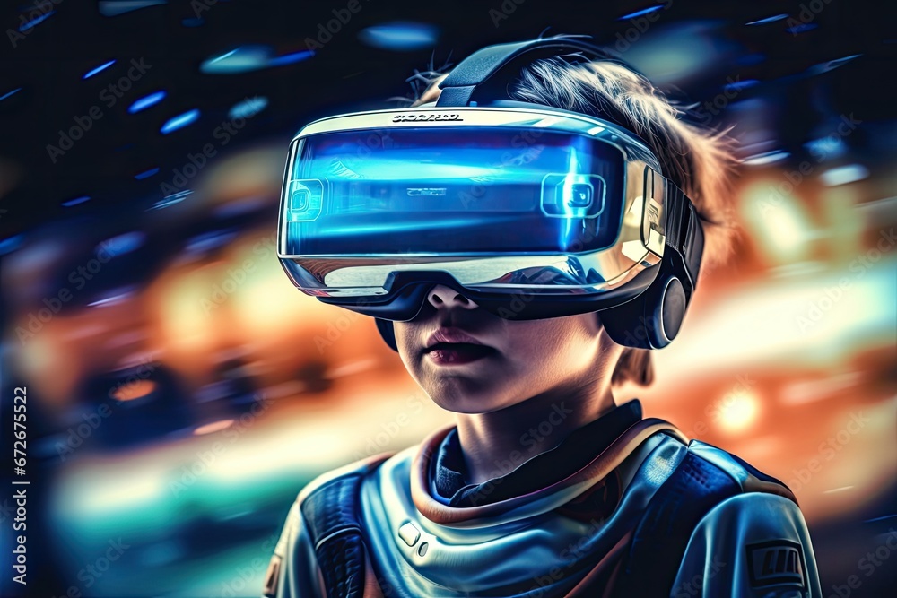 Person using virtual reality glasses headset and looking in 3D VR goggles and playing video game. Cyberspace and metaverse concept Person using virtual reality glasses headset and looking in 3D VR goggles and playing video game. Cyberspace and metaverse concept