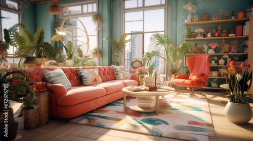 modern living room generated by AI © AB malik