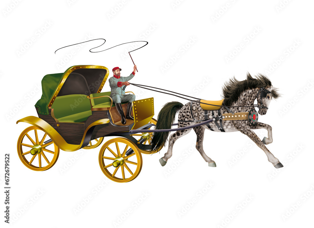 foulard hermes caleches voitures a chevaux