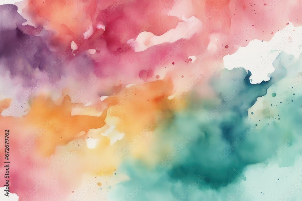 abstract watercolor mix background with strokes