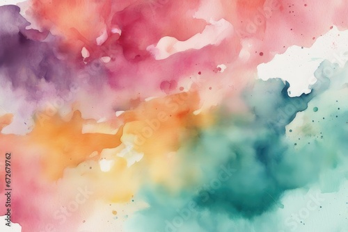 abstract watercolor mix background with strokes