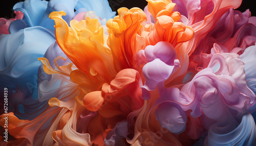 Vibrant colors blossom in nature bouquet, a celebration of beauty generated by AI