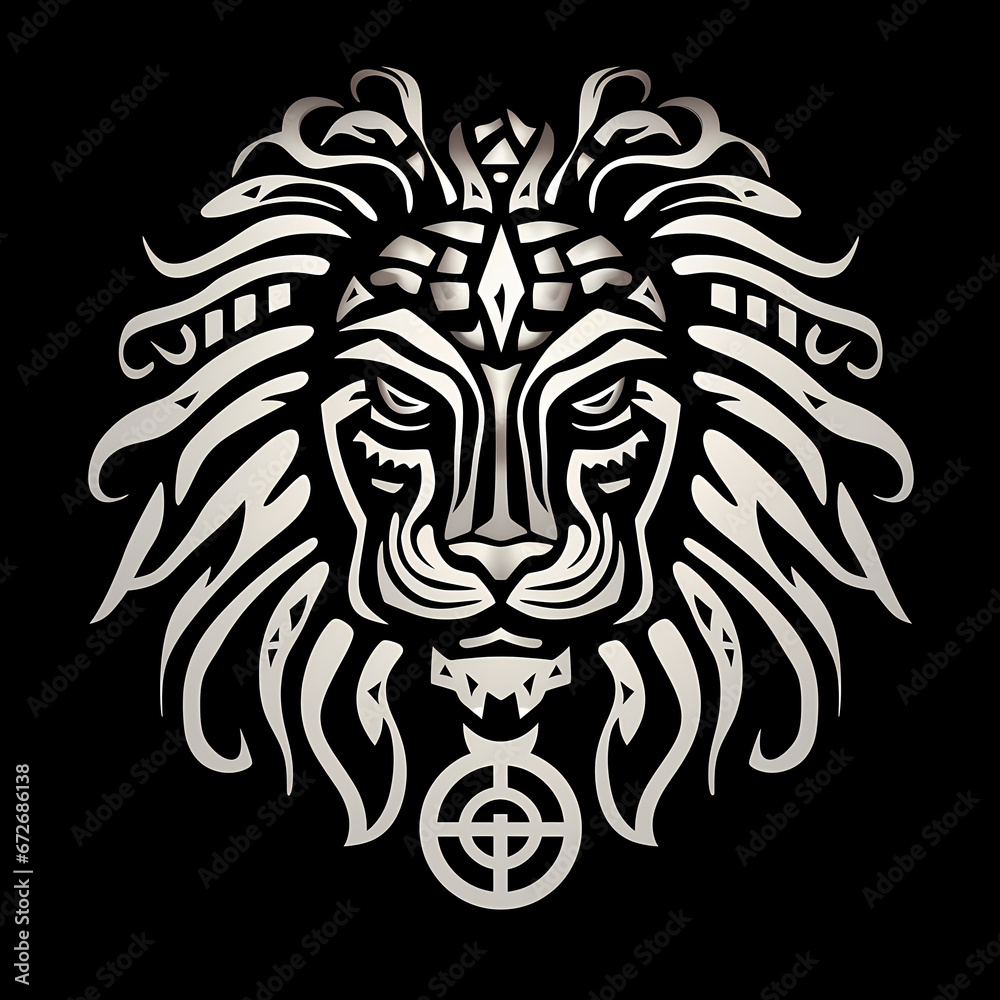 Lion Symbol Tattoo
