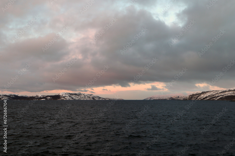 Fototapeta premium fjord in the north in norway