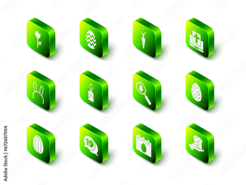 Set Easter egg, Carrot, Cross on the laptop screen, Human hand and easter cake, Search, Calendar with and Speech bubble happy icon. Vector Set Easter egg, Carrot, Cross on the laptop screen, Human hand and easter cake, Search, Calendar with and Speech bubble happy icon. Vector