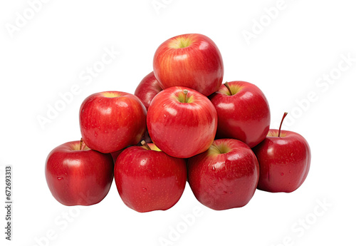 Many red apples