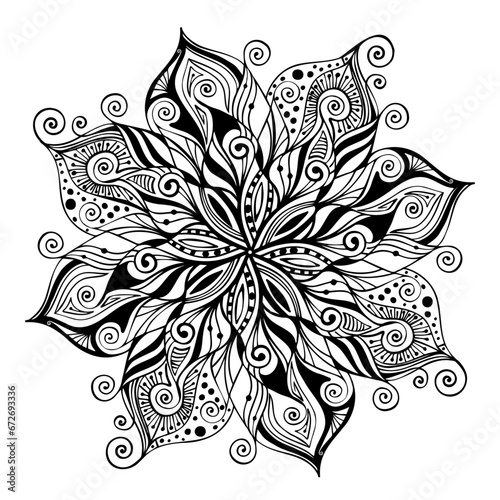 Butterfly flowers ornament pattern nature