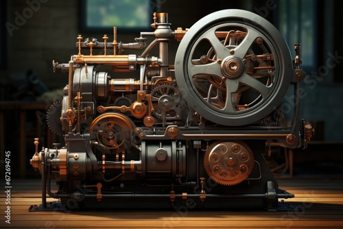 Complexity of the Past. The Intricacies of a Vintage Mechanical Engine.