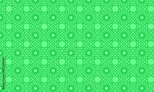 New Light Green Islamic Geometric Pattern Background 2