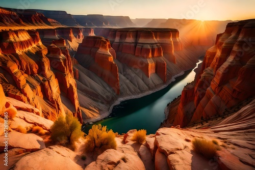 grand canyon sunset photo