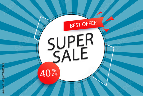 sale poster with background