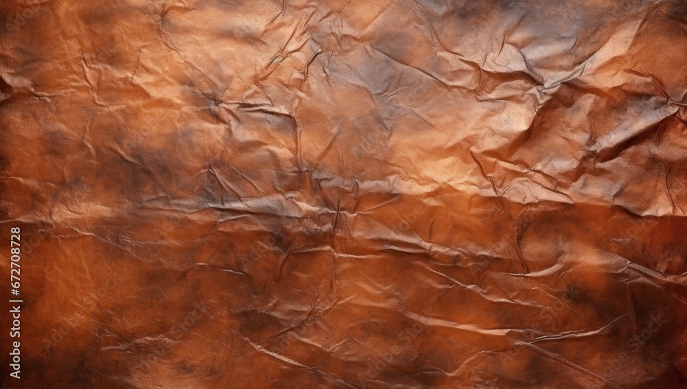 Crumpled shiny foil texture background.